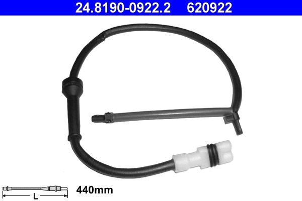 Senzor avertizare uzura placute frana ATE 24.8190-0922.2