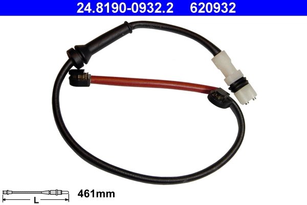 SENZOR AVERTIZARE UZURA PLACUTE FRANA ATE 24.8190-0932.2 - Compatibil cu PORSCHE