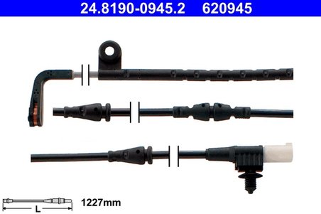 Senzor avertizare uzura placute frana ATE 24.8190-0945.2