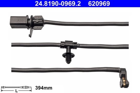 Senzor avertizare uzura placute frana ATE 24.8190-0969.2