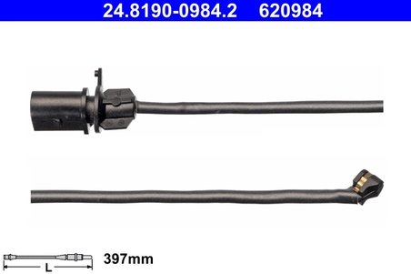 SENZOR AVERTIZARE UZURA PLACUTE FRANA ATE 24.8190-0984.2 - Compatibil cu AUDI, VW