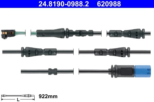 Senzor avertizare uzura placute frana ATE 24.8190-0988.2