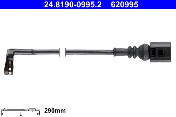 Senzor avertizare uzura placute frana ATE 24.8190-0995.2