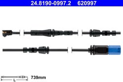 Senzor avertizare uzura placute frana ATE 24.8190-0997.2