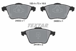 Set placute frana Textar 2400201