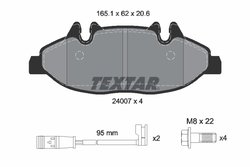 Set placute frana Textar 2400701