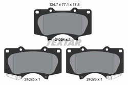 Set placute frana Textar 2402401