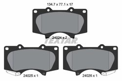 Set placute frana Textar 2402403