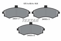 Set placute frana Textar 2403101