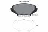 Set placute frana Textar 2404201