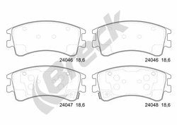 Set placute frana Breck 24046 00 701 10