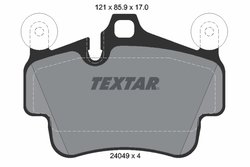 SET PLACUTE FRANA TEXTAR 2404901 - Compatibil cu PORSCHE