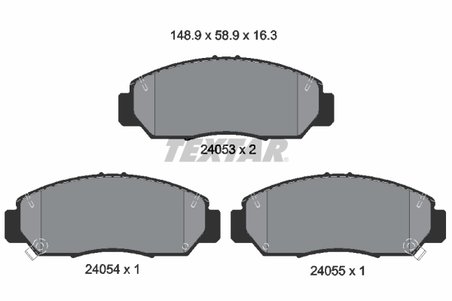 Set placute frana Textar 2405301