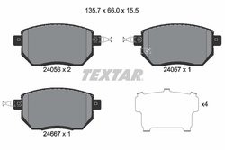 Set placute frana Textar 2405601