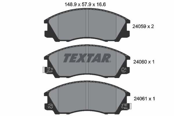 Set placute frana Textar 2405901