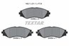 SET PLACUTE FRANA TEXTAR 2406201 - Compatibil cu CHEVROLET, CHEVROLET (SGM), DAEWOO, HOLDEN, PONTIAC