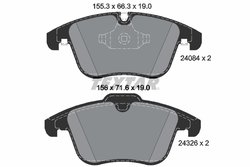SET PLACUTE FRANA TEXTAR 2408401 - Compatibil cu DAIMLER, JAGUAR