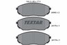 SET PLACUTE FRANA TEXTAR 2409201 - Compatibil cu JINBEI, KIA, TIANMA