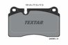 SET PLACUTE FRANA TEXTAR 2409801 - Compatibil cu VW