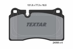 Set placute frana Textar 2409803