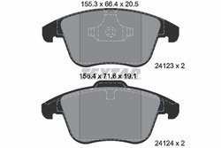 Set placute frana Textar 2412301