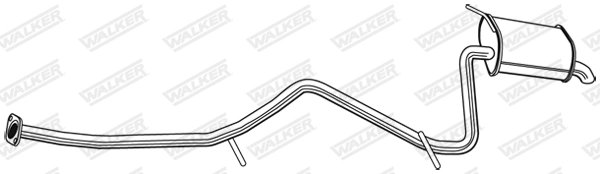 TOBA ESAPAMENT FINALA WALKER 24143 - Compatibil cu TOYOTA
