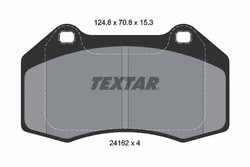 Set placute frana Textar 2416201