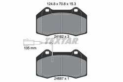 SET PLACUTE FRANA TEXTAR 2416202 - Compatibil cu ABARTH, ALFA ROMEO, FIAT