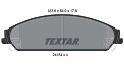 Set placute frana Textar 2416401
