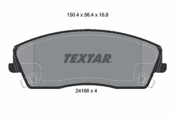 Set placute frana Textar 2416601