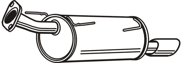 TOBA ESAPAMENT FINALA WALKER 24178 - Compatibil cu NISSAN