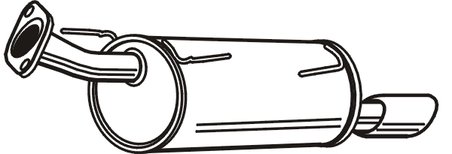 TOBA ESAPAMENT FINALA WALKER 24178 - Compatibil cu NISSAN