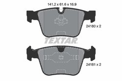 Set placute frana Textar 2418001