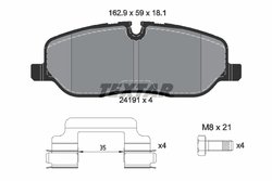 Set placute frana Textar 2419101