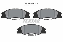 Set placute frana Textar 2421801