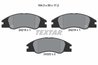 Set placute frana Textar 2421801