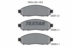 Set placute frana Textar 2422704