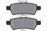 Set placute frana Textar 2424001