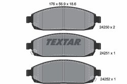 Set placute frana Textar 2425001