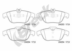 Set placute frana Breck 24253 00 702 00