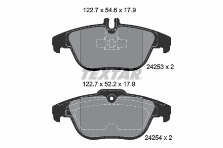 Set placute frana Textar 2425301