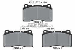 Set placute frana Textar 2427301