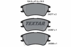 Set placute frana Textar 2427701