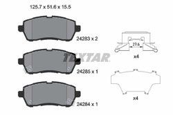 Set placute frana Textar 2428303