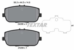 Set placute frana Textar 2429801