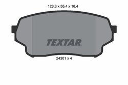 Set placute frana Textar 2430101