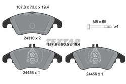 Set placute frana Textar 2431001