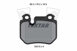 SET PLACUTE FRANA TEXTAR 2431501 - Compatibil cu BMW