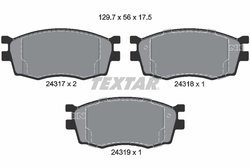 Set placute frana Textar 2431701