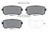 Set placute frana Textar 2432001